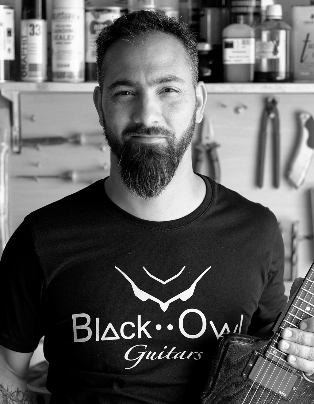 Portrait du luthier Stephane Gallard